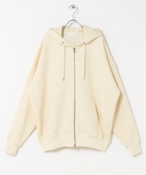 SENSE OF PLACE by URBAN RESEARCH（センスオブプレイスバイアーバンリサーチ）の「『ユニセックス』Wジップパーカー（パーカー・メンズ・IVORY/BLACK/GRAY/RED・M/L）」の13枚目の写真