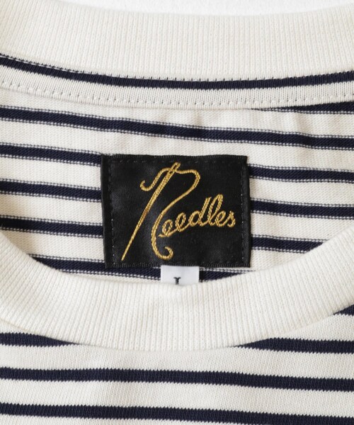URBAN RESEARCH（アーバンリサーチ）の「Needles　Long-Sleeve Crew Neck T-shirts（Tシャツ/カットソー・メンズ・Nvy/Wht/Wht/Nvy・S/M/L）」の17枚目の写真