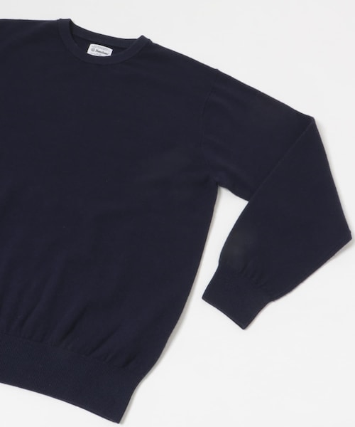 URBAN RESEARCH（アーバンリサーチ）の「Yonetomi　Spiber NEW BASIC KNIT PULLOVER（ニット/セーター・メンズ・24ORANGE/14BLACK/63NAVY・3/4）」の9枚目の写真