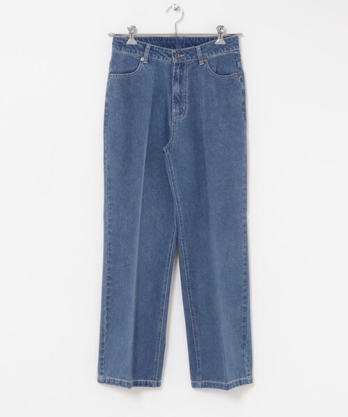 ITEMS URBANRESEARCH(アイテムズ アーバンリサーチ)の「センタープレスデニム(デニムパンツ・レディース・BLU/IDG・Free)」の9枚目の写真