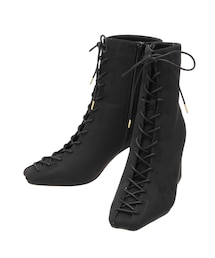 MERCURYDUO | レースアップフェイクスエードブーツ(ブーツ)