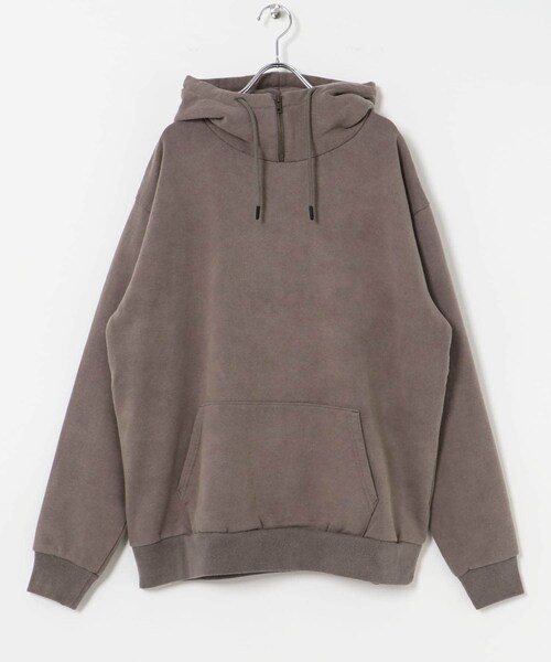 URBAN RESEARCH（アーバンリサーチ）の「dDdDdDd　FADE HALFZIP HOODIE SWEAT（パーカー・メンズ・GRAY/WHITE/BLACK/NAVY・S/M/L/XL/XXL）」の3枚目の写真