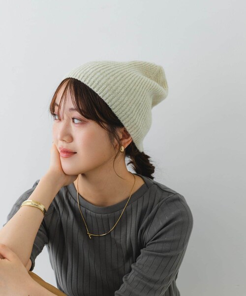 RODE SKO（ロデスコ）の「スパンコールニットワッチ（ニットキャップ/ビーニー・レディース・CHARCOAL/MILK/BLACK・one）」の11枚目の写真