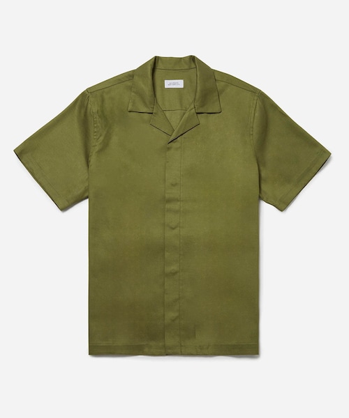 Saturdays NYC(サタデーズ ニューヨークシティ )の「York Camp Collar Ss Shirt(シャツ/ブラウス・メンズ・ブラック/オフホワイト/オリーブ・L/M/S/XL/XS)」の13枚目の写真