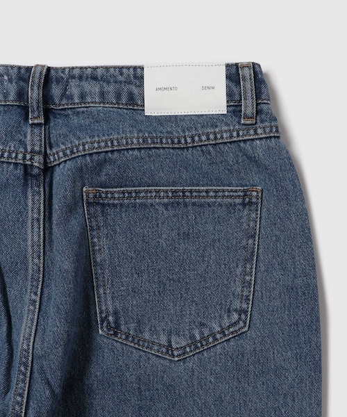 ADAM ET ROPE'（アダムエロペ）の「【AMOMENTO/アモーメント】MENS STRAIGHT FIT DENIM（デニムパンツ・メンズ・ブルー系/サックス・L/M）」の9枚目の写真