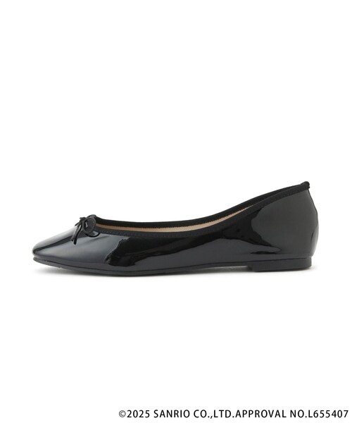 ROPE' PICNIC（ロペピクニック）の「【ROPE' PICNIC×Sanrio characters】軽くてやわらかいバレエシューズ（バレエシューズ・レディース・ブラック/シルバー系・L/M/S）」の19枚目の写真