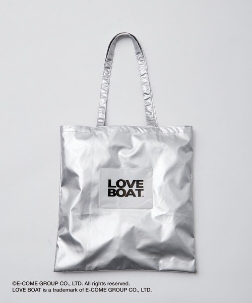 VIS（ビス）の「【LOVE BOAT VIS別注】ロゴトートバッグ【A4対応】（トートバッグ・レディース・ゴールド/シルバー/ピンク系/ブラウン・F）」の5枚目の写真