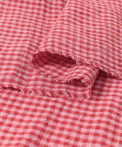 URBAN RESEARCH(アーバンリサーチ)の「『別注』Cale×URBAN RESEARCH STOLE(ストール/ショール・メンズ・PINK×RED・Free)」の5枚目の写真