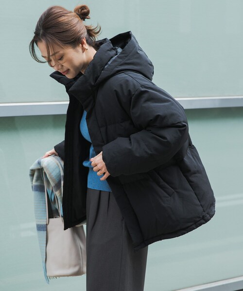URBAN RESEARCH DOORS（アーバンリサーチドアーズ）の「ミドルダウンジャケット（その他アウター・レディース・IVORY/L.MOCHA/BLACK・M）」の18枚目の写真