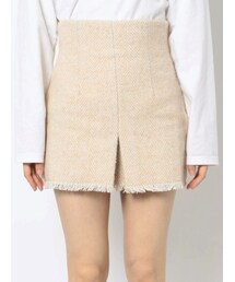 EMODA | TWEED TUCK MINI SK(スカート)
