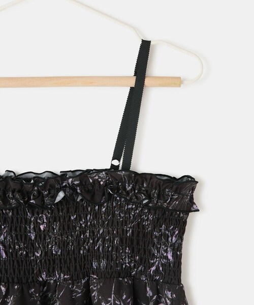 ROPE' PICNIC(ロペピクニック)の「【KIDS/キッズ】ガーデンフラワーキャミワンピース/リンクコーデ(ワンピース・キッズ・ブラック系/ホワイト系・L/M/S)」の18枚目の写真
