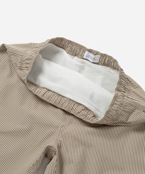 Saturdays NYC（サタデーズ ニューヨークシティ ）の「Timothy Seersucker Stripe Swim Short（水着・メンズ・チャコール/グリーン・L/M/S/XL）」の20枚目の写真