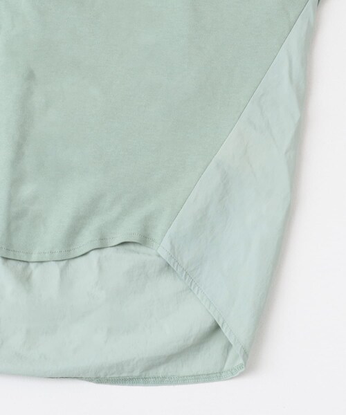 ITEMS URBANRESEARCH（アイテムズ アーバンリサーチ）の「ナイロンドッキングフレンチプルオーバー（Tシャツ/カットソー・レディース・NVY×OFF/OFF×BLK/MNT・FREE）」の20枚目の写真