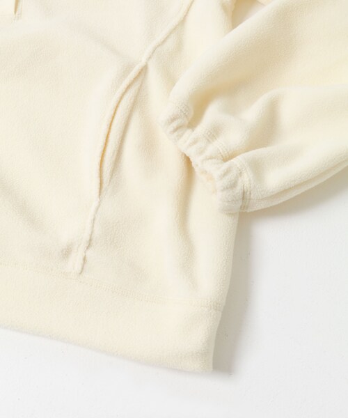 KBF（ケイビーエフ）の「ハーフスナップフリースプルオーバー（その他トップス・レディース・IVORY/D.BROWN・One）」の10枚目の写真