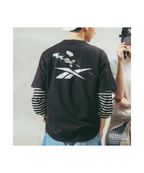 Reebok(リーボック)の「ピーナッツ バックプリントTシャツ / PEANUTS BACK PRINT Tee (トップス・メンズ・R00102・S/M/L/O/LL)」の1枚目の写真