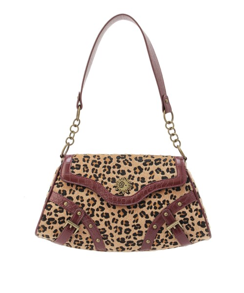 EVRIS（エヴリス）の「スタッズモチーフアニマルハンドBAG（ハンドバッグ・レディース・ブルー/ベージュ/ブラック・F）」の3枚目の写真