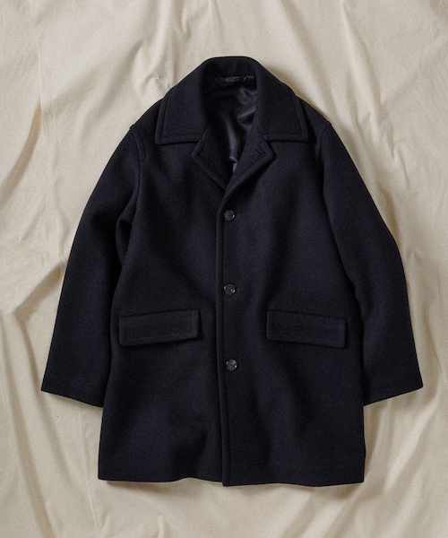 ADAM ET ROPE'（アダムエロペ）の「【WILD LIFE TAILOR】MELTON SHORT COAT（その他アウター・メンズ・ブラウン/ネイビー・L/M）」の3枚目の写真