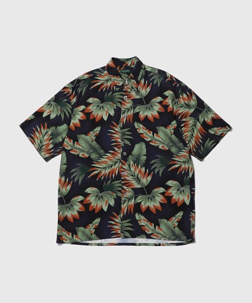 ADAM ET ROPE'(アダムエロペ)の「FLOWER PRINT S/S SHIRT(シャツ/ブラウス・メンズ・ネイビー・L/M/S)」の3枚目の写真