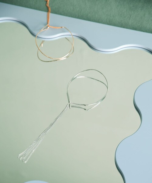 KBF（ケイビーエフ）の「ロングチェーンチョーカー（ネックレス・レディース・SILVER/GOLD・one）」の6枚目の写真