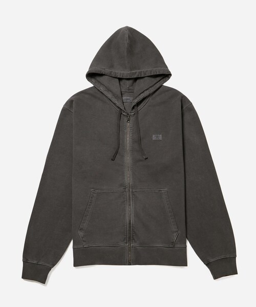 Saturdays NYC（サタデーズ ニューヨークシティ ）の「CANAL PIGMENT DYED ZIP HOODIE（パーカー・レディース・ブラック/ベージュ/ネイビー・L/M/S/XL/XS）」の5枚目の写真