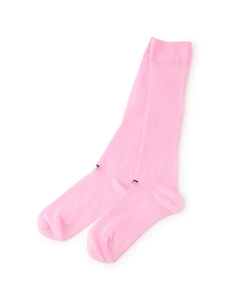 ADAM ET ROPE'(アダムエロペ)の「シアーハイソックス(ソックス/靴下・レディース・ブラック/キナリ系/グリーン/ピンク・F)」の16枚目の写真