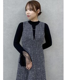 dazzlin | ヘムレースリブニットトップス(ニット/セーター)