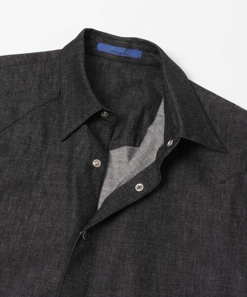 URBAN RESEARCH（アーバンリサーチ）の「『別注』semoh×URBAN RESEARCH　Eastern Western shirts（シャツ/ブラウス・メンズ・BLACK・2/3）」の14枚目の写真