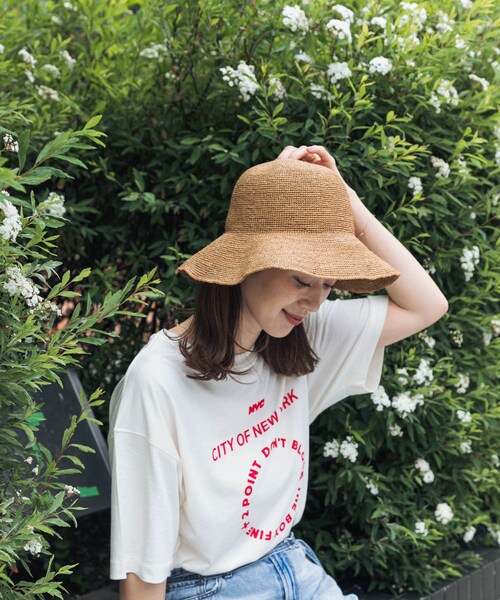 URBAN RESEARCH DOORS（アーバンリサーチドアーズ）の「ラフィアハット（ハット・レディース・BROWN/NATURAL・-）」の5枚目の写真