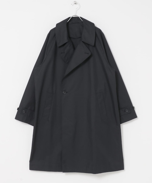 URBAN RESEARCH DOORS(アーバンリサーチドアーズ)の「TCツイル オーバーフィット トレンチコート(ステンカラーコート・メンズ・BROWN/NAVY・M/L)」の2枚目の写真