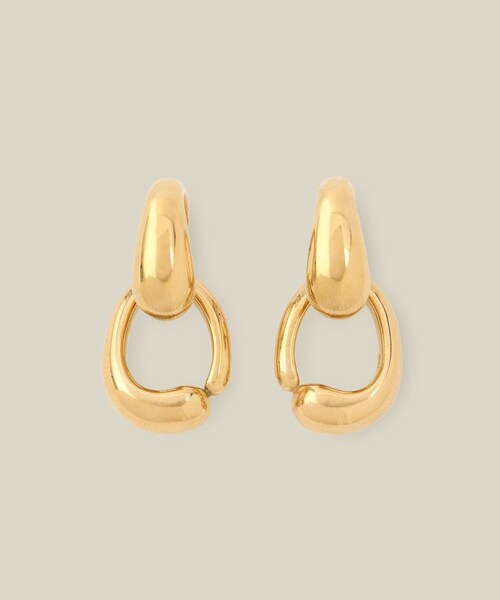 ROPE'(ロペ)の「2WAYムアリングモチーフピアス(ピアス(両耳用)・レディース・ゴールド/シルバー・F)」の11枚目の写真