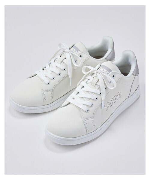 nissen（ニッセン）の「【ゆったり幅広】moz（モズ）軽量レースアップスニーカー（ワイズ４Ｅ）（スニーカー・メンズ・黒/ホワイト×グリーン/ホワイト×シルバー/ホワイト×コルク調/ホワイト×オーロラ・23.5cm/4E/24.0cm/4E/24.5cm/4E/25.0cm/4E/25.5cm/4E/26.0cm/4E/26.5cm/4E/27.0cm/4E）」の13枚目の写真