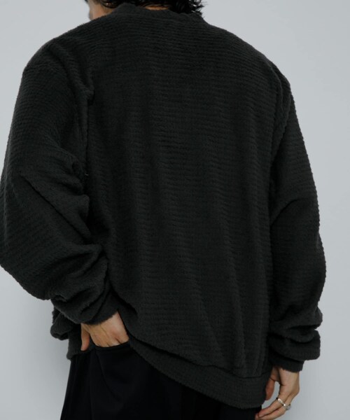 URBAN RESEARCH(アーバンリサーチ)の「Alpha cardigan(カーディガン/ボレロ・メンズ・gray/black・L/XL)」の6枚目の写真