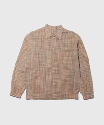 ADAM ET ROPE' | 【Cale/カル】cotton ikat check SH BL(シャツ/ブラウス)