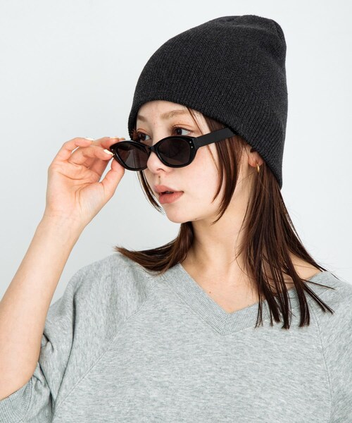 URBAN RESEARCH Sonny Label（アーバンリサーチサニーレーベル）の「FEEL LIFE キャットアイサングラス（メガネ・レディース・ブラック/ブラウン・one）」の3枚目の写真
