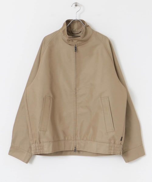 EKAL(エカル)の「『吸水速乾/イージーケア』coolmax chino スタンドジャケット(ブルゾン・メンズ・ベージュ/ネイビー・M/L)」の17枚目の写真