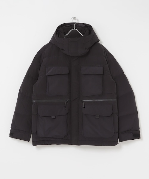 EKAL（エカル）の「WHITE MOUNTAINEERING　RIPSTOP DOWN JACKET（その他アウター・メンズ・BLACK/BROWN・2/3）」の4枚目の写真