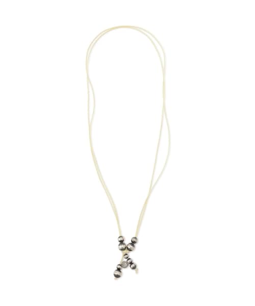 ADAM ET ROPE'(アダムエロペ)の「【J'aDoRe・店舗限定】【ERICKA NICOLAS BEGAY】コード×シルバーボールネックレス(ネックレス・レディース・その他・F)」の11枚目の写真