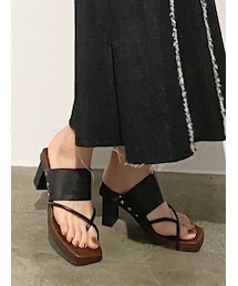 EMODA | クロススクエアサンダル(サンダル)