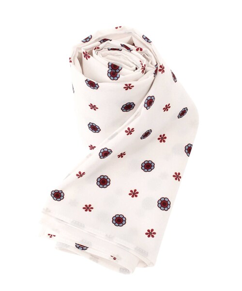 dazzlin（ダズリン）の「小紋柄スカーフ（マフラー・レディース・ベージュ/オフホワイト/ネイビー・F）」の10枚目の写真