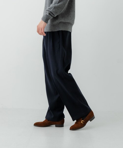 URBAN RESEARCH（アーバンリサーチ）の「new basic　DRY WOOL SLACKS PANTS（その他パンツ・メンズ・NAVY/CHECK・M/L/XL）」の6枚目の写真