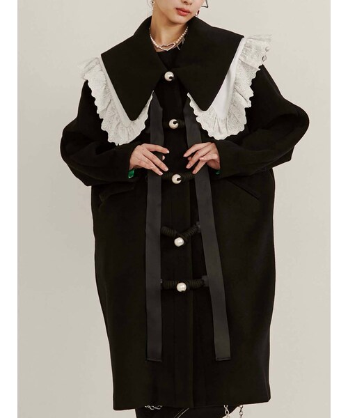大幅お値下げ✧【PAMEO POSE】 Opera Coat + つけ襟 PAMEO POSE（パメオポーズ）の「Opera Coat（その他アウター）」 - WEAR