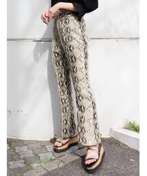 MURUA | ピンタックシアーパンツ(スラックス)