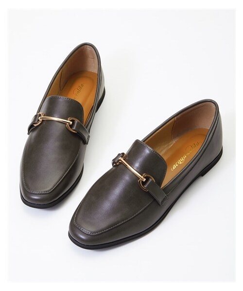 nissen（ニッセン）の「【ゆったり幅広】やわらかビット付ローファーパンプス（低反発中敷）（ワイズ４Ｅ）（ローファー・メンズ・黒/ダークブラウン/黒(クロコ型押し)/グレージュ(クロコ型押し)/グレー・M=23.0~23.5cm/4E/L=24.0~24.5cm/4E/LL=25.0~25.5cm/4E/3L=26.0~26.5cm/4E）」の22枚目の写真