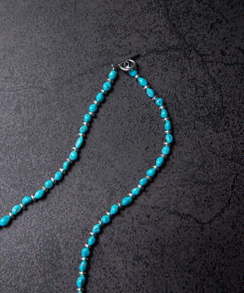 URBAN RESEARCH(アーバンリサーチ)の「decor『デコール』 TurquoiseHematiteDotNL(ネックレス・レディース・SV・-)」の7枚目の写真