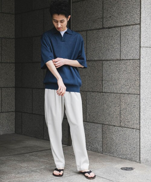 URBAN RESEARCH DOORS（アーバンリサーチドアーズ）の「『イージーケア/速乾』リネンライクイージートラウザー（その他パンツ・メンズ・OFF/GRAY/LIGHTBROWN/BLACK・S/M/L）」の11枚目の写真