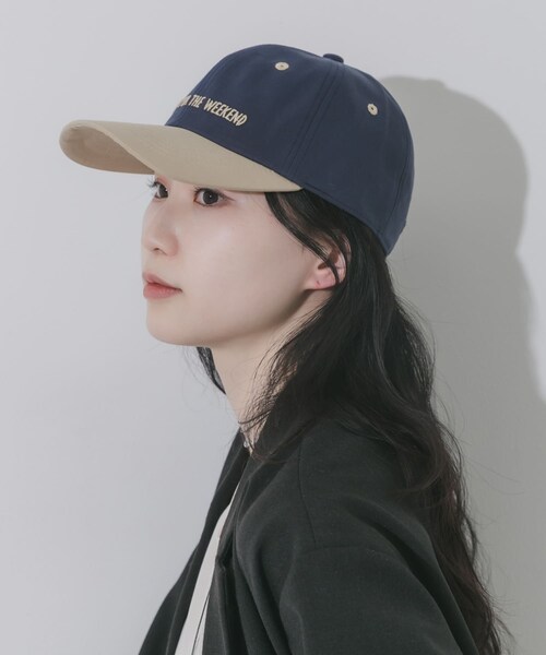 SMELLY（スメリー）の「weekendバイカラーキャップ（キャップ・レディース・IVO/BLU/BRN/CGY/NVY/BEG・-）」の19枚目の写真