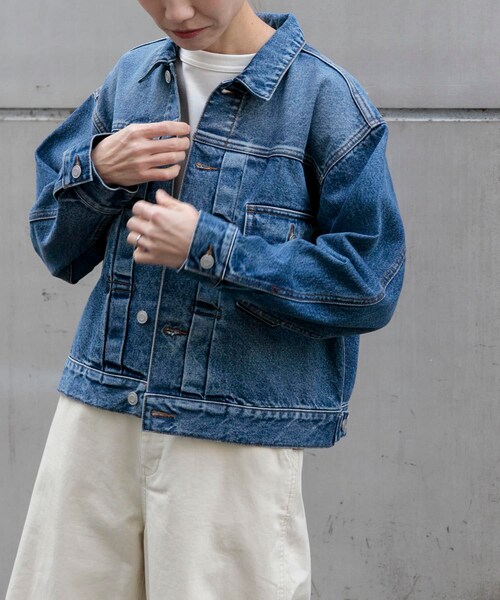 URBAN RESEARCH DOORS（アーバンリサーチドアーズ）の「FORK&SPOON　JFデニムジャケット（デニムジャケット・レディース・ONEWASH/USED・1）」の17枚目の写真
