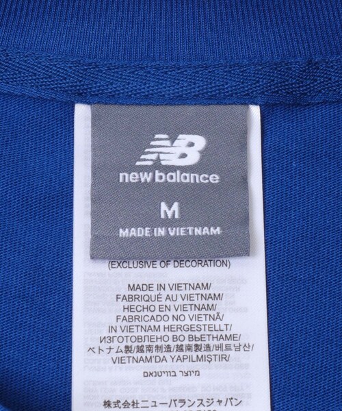 URBAN RESEARCH Sonny Label（アーバンリサーチサニーレーベル）の「NEW BALANCE　プレミアムロゴロングスリーブ（Tシャツ/カットソー・メンズ・ブルー/パーマフロスト・M/L/XL）」の15枚目の写真