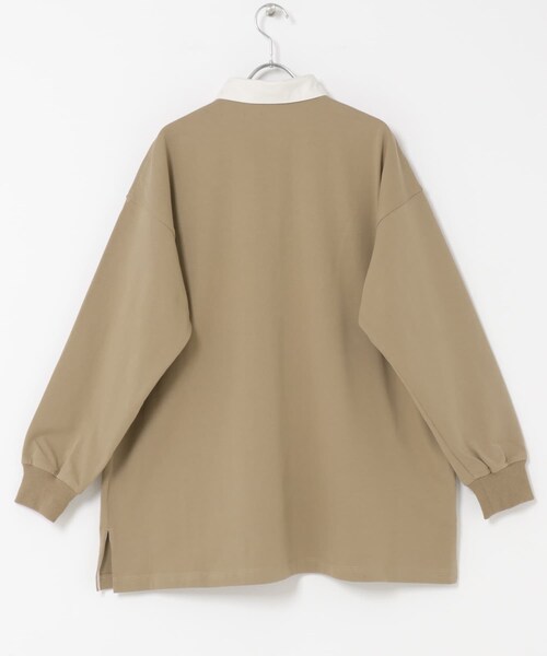 URBAN RESEARCH ROSSO（アーバンリサーチロッソ）の「F by ROSSO　ラガーチュニックプルオーバー（Tシャツ/カットソー・レディース・BEIGE/NAVY・FREE）」の13枚目の写真
