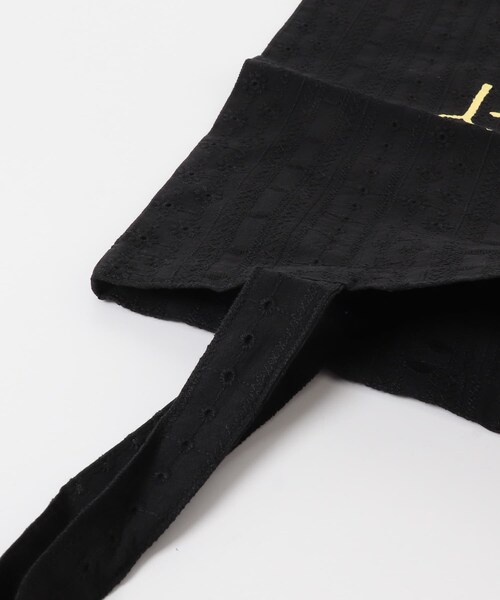 SMELLY（スメリー）の「プリントトートバッグM（トートバッグ・レディース・BLU.CHECK/YEL.CHECK/DOT/FLOWER/EMBROIDERY・M）」の11枚目の写真